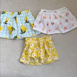 Carter's / Cat & Jack 12M Baby Girl Skirts - set of 3